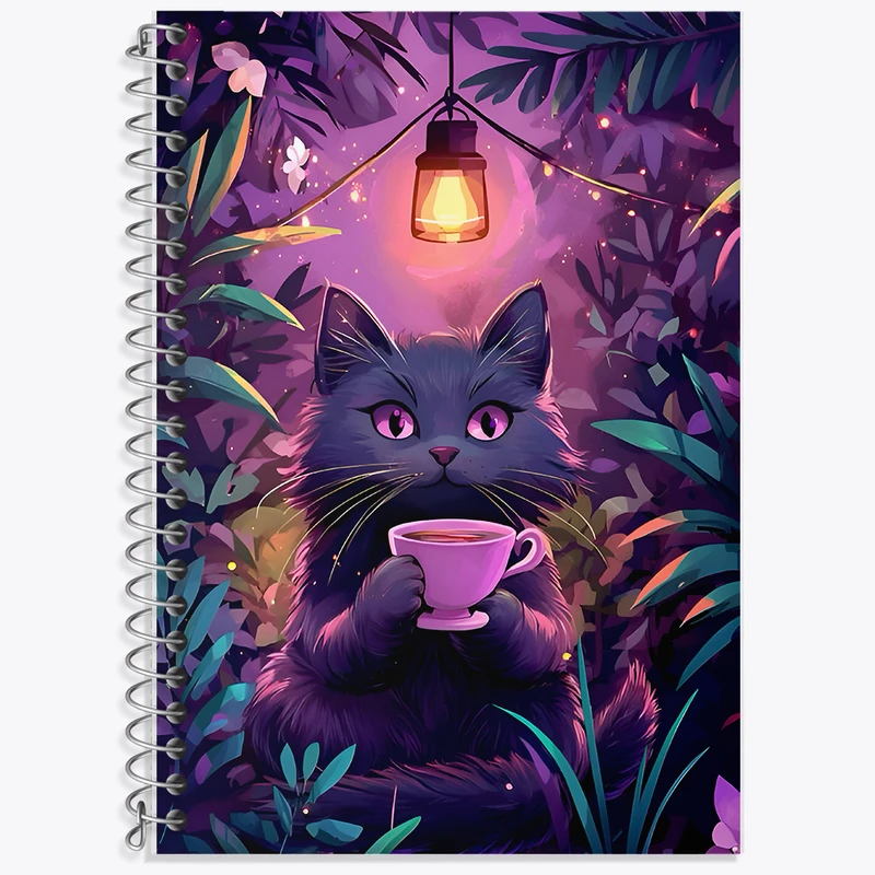 دفتر نت موسیقی 50 برگ خندالو طرح گربه کد F9941