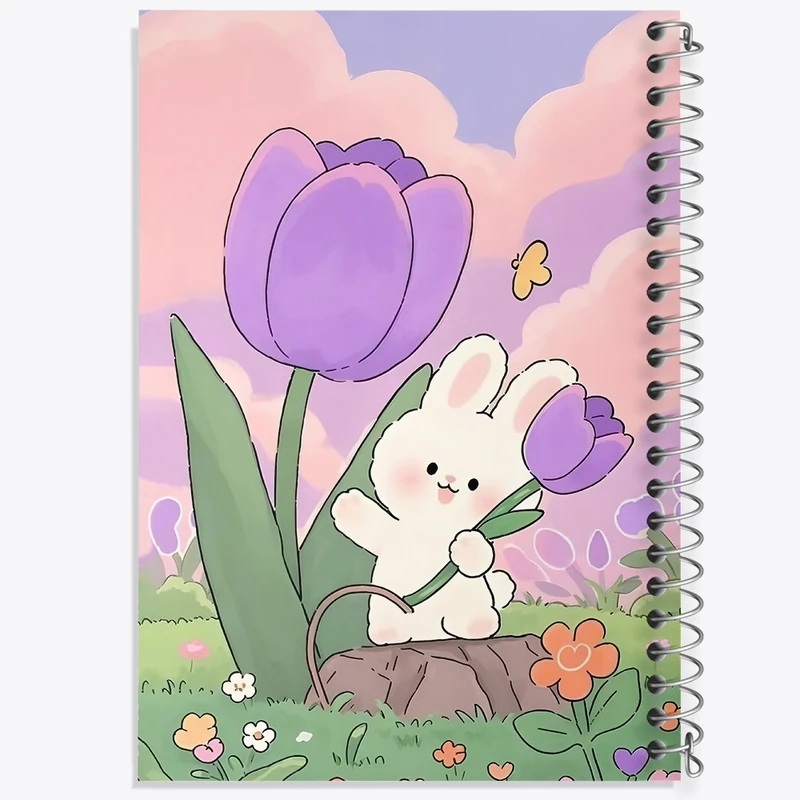 دفتر لیست خرید 50 برگ خندالو طرح خرگوش کیوت کد N9156