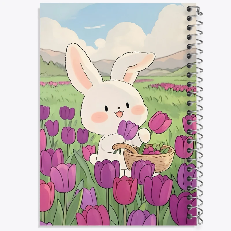 دفتر مشق 50 برگ خندالو طرح خرگوش کیوت کد N9155