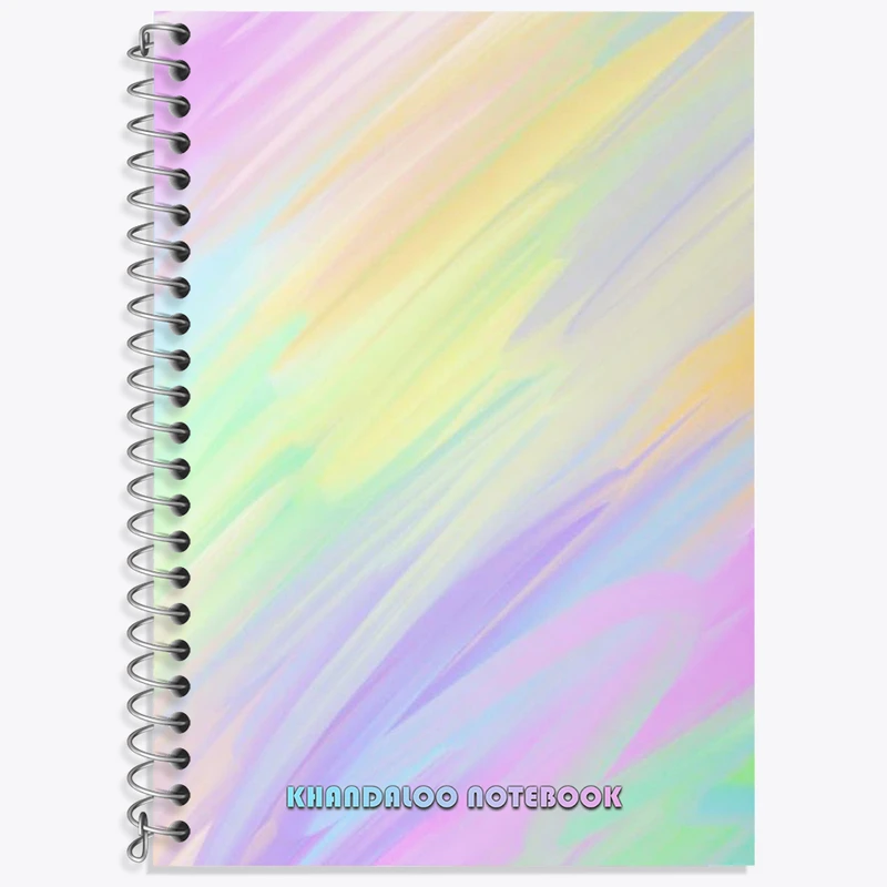 دفتر نت موسیقی 50 برگ خندالو طرح رنگی رنگی کد N6009