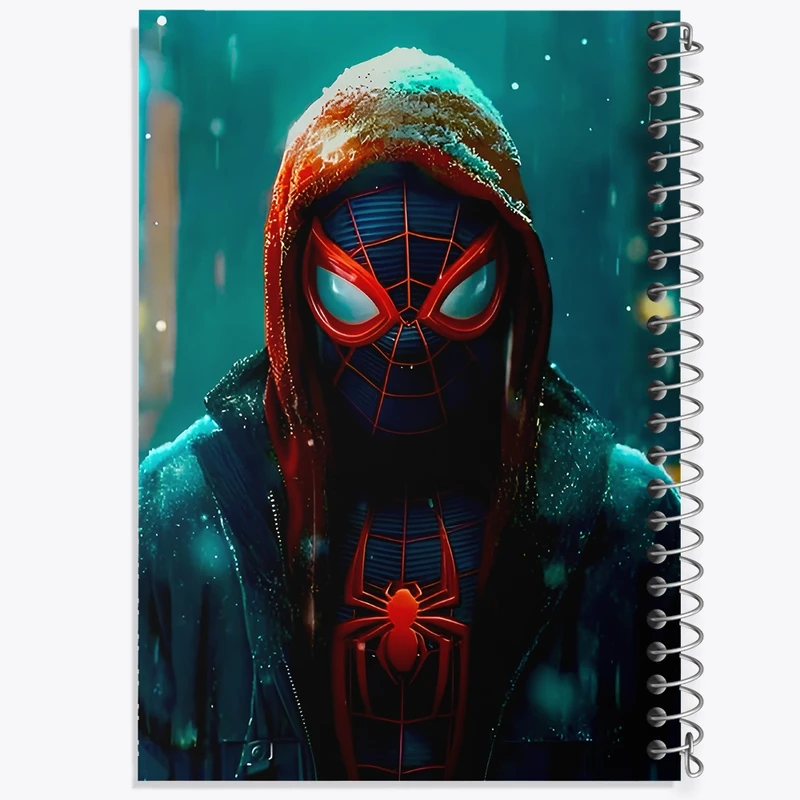 دفتر شطرنجی 50 برگ خندالو طرح مرد عنکبوتی کد F9378