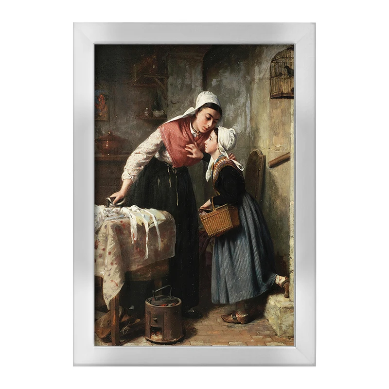 تابلو خندالو طرح نقاشی ماموریت اثر پیر ژان ادموند کستان کد F12368