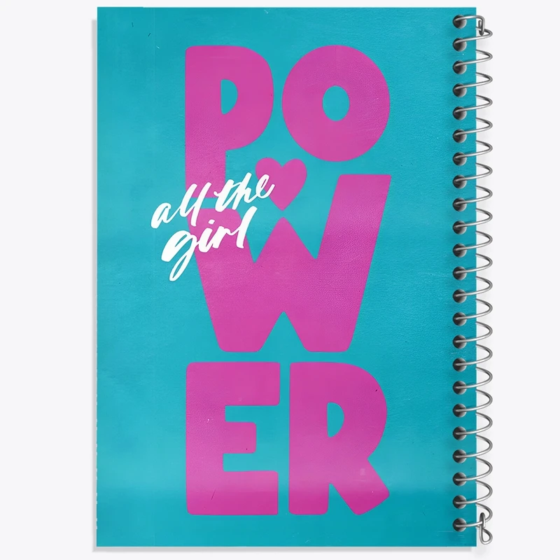 دفتر ژورنال نویسی 50 برگ خندالو مدل نقطه ای طرح All The Girl Power کد F4079