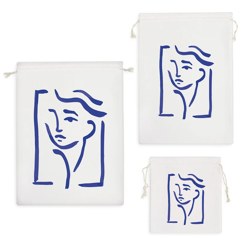 نظم دهنده خندالو مدل پرتره سه‌ رخ آبی کد 9997 مجموعه 3 عددی