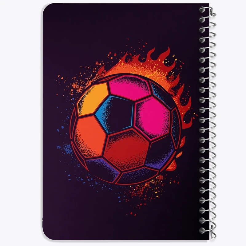 دفتر یادداشت 50 برگ خندالو طرح فوتبال Football کد 25940