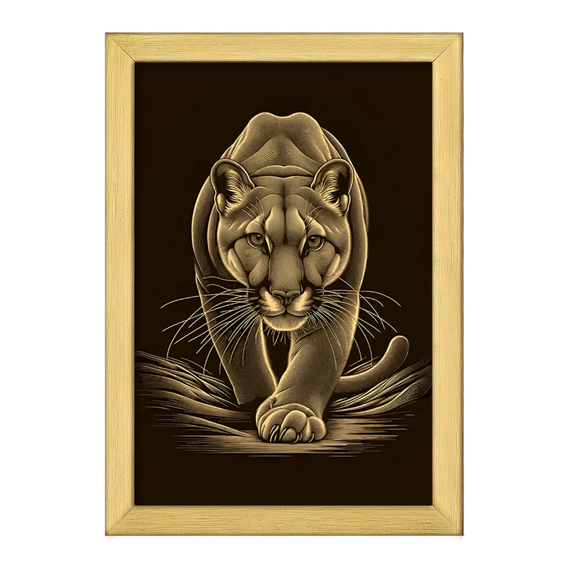 تابلو خندالو طرح ببر کد F11440