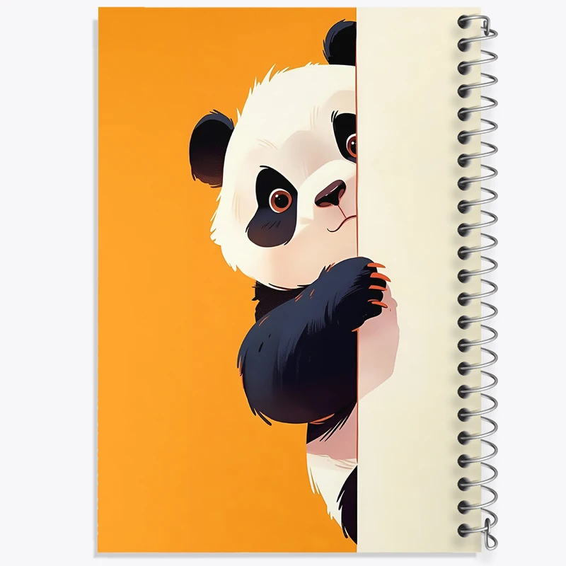 دفتر مشق 50 برگ خندالو طرح پاندا کیوت کد F3830