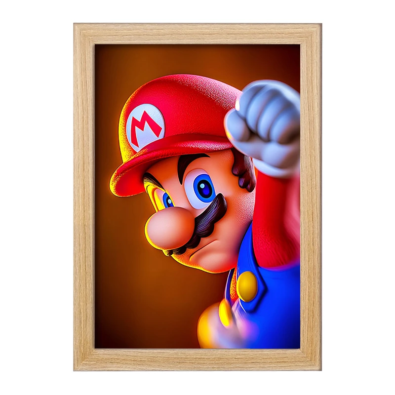تابلو خندالو طرح سوپر ماریو (Super Mario) کد F13698