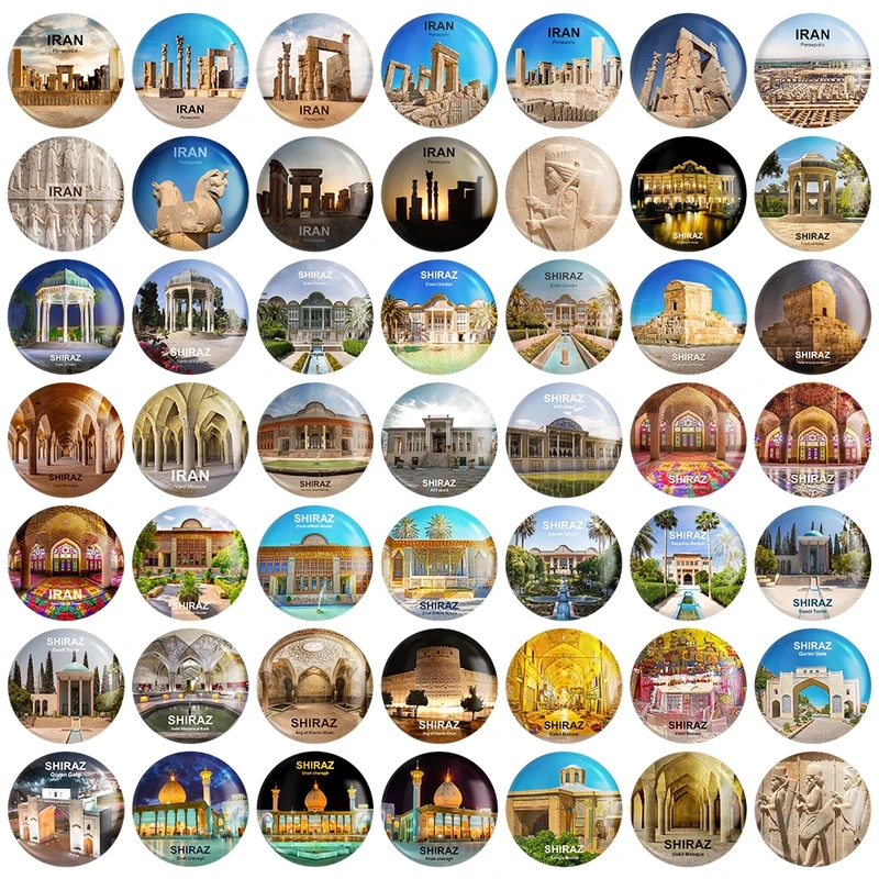 مگنت خندالو مدل شیراز (Shiraz) کد 178 مجموعه 49 عددی