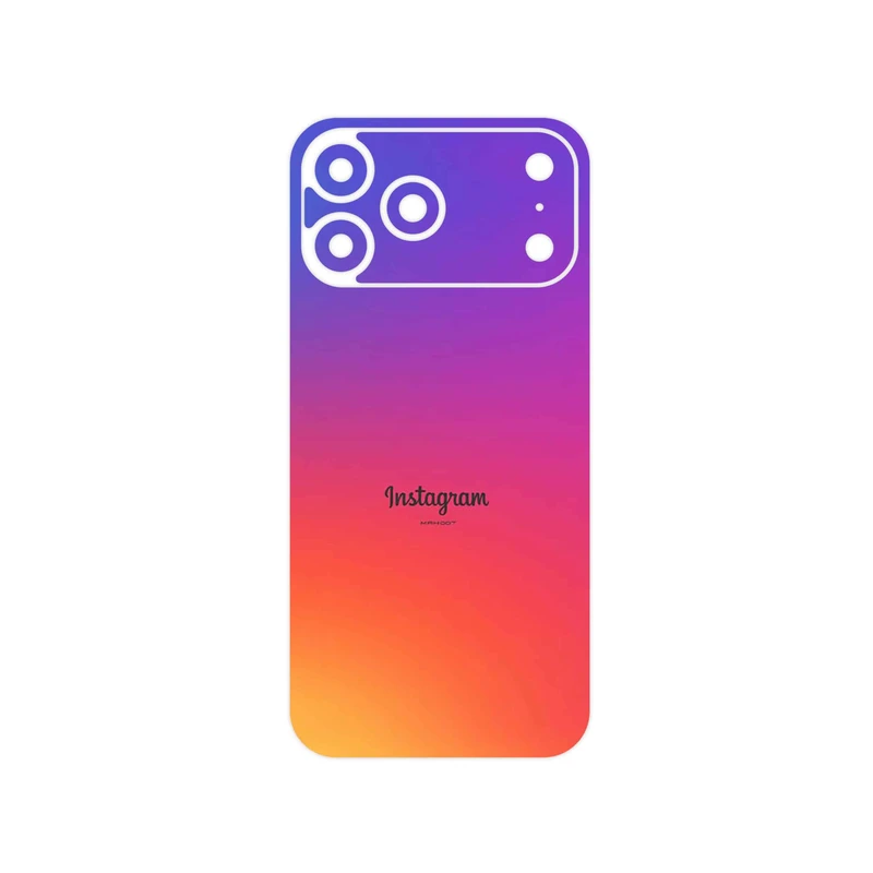 برچسب پوششی ماهوت مدل Instagram مناسب برای گوشی موبایل اپل iPhone 17 Pro Max