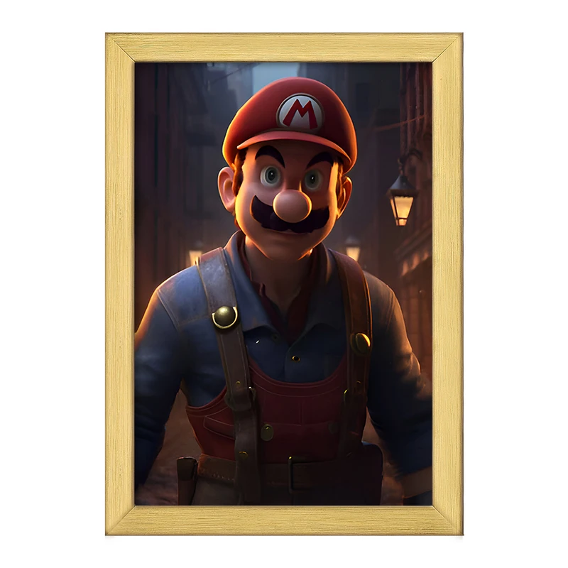 تابلو خندالو طرح سوپر ماریو (Super Mario) کد F8997