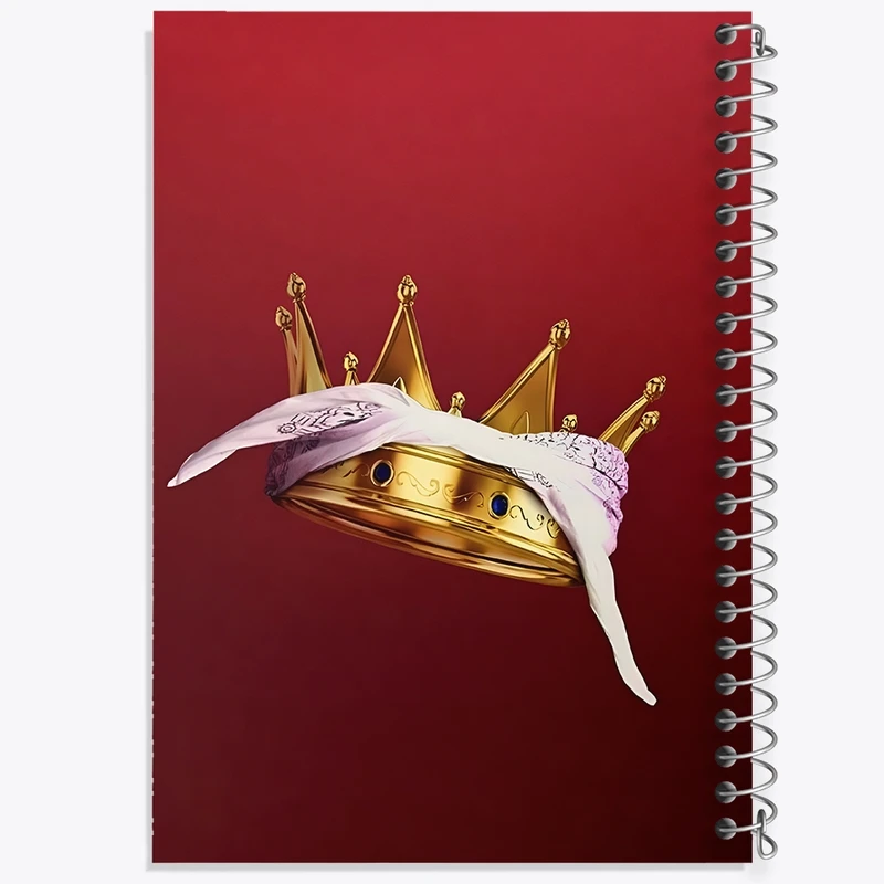 دفتر طراحی 50 برگ خندالو طرح تاج کد N5843