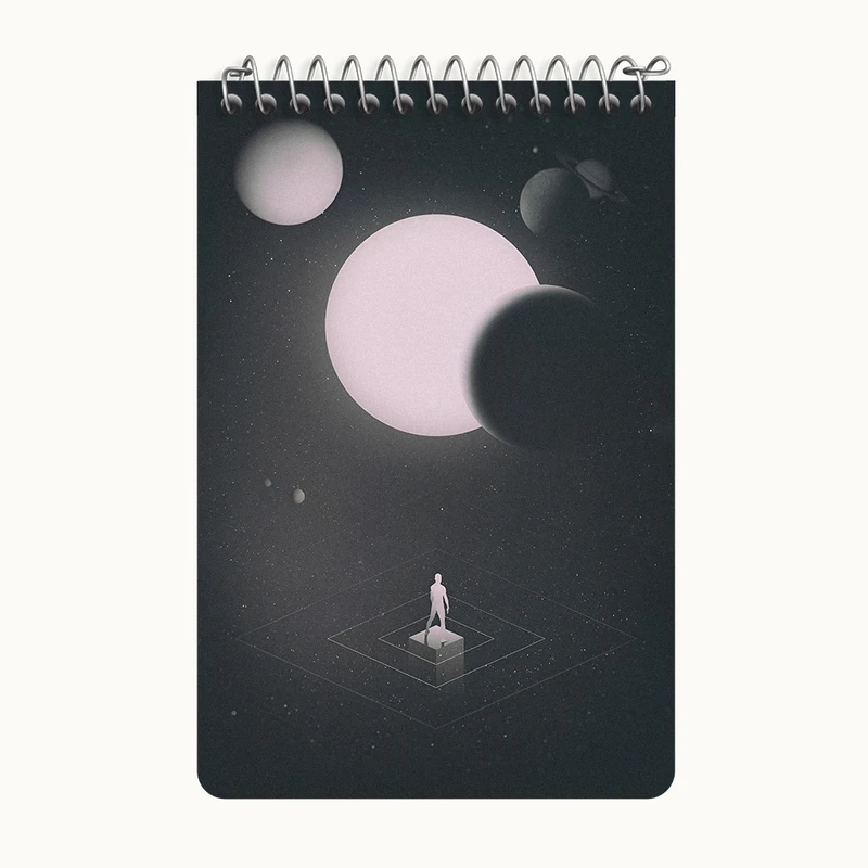 دفتر یادداشت 50 برگ خندالو طرح مفهومی کد F4051