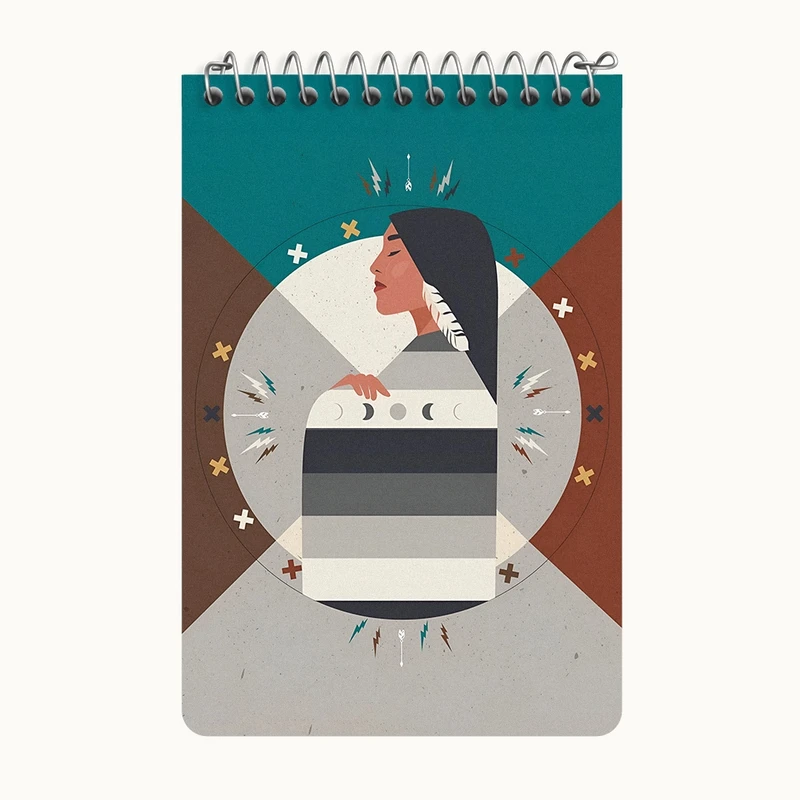 دفتر یادداشت 50 برگ خندالو طرح دخترانه کد F10837