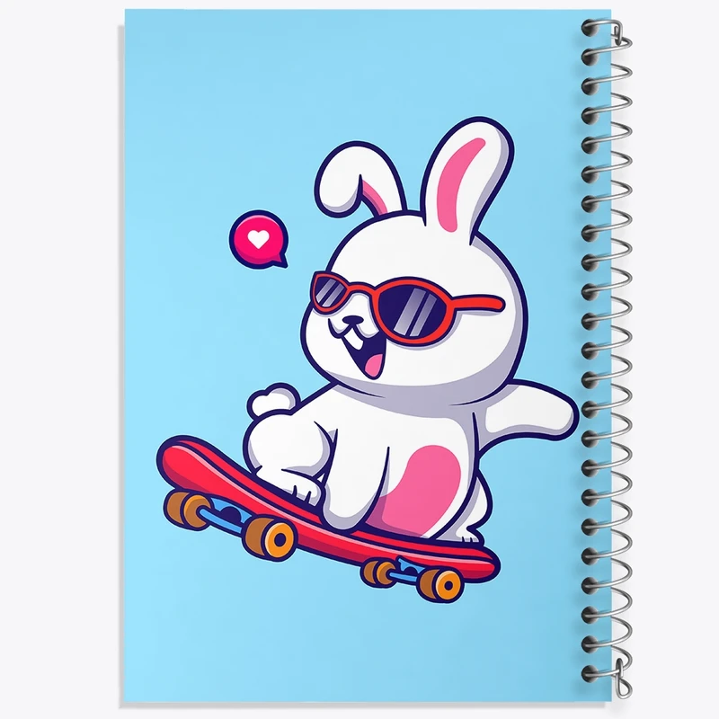 دفتر طراحی 50 برگ خندالو طرح خرگوش کد 26214