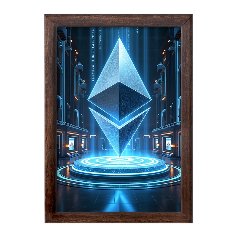 تابلو خندالو طرح اتریوم (Ethereum) کد F10612