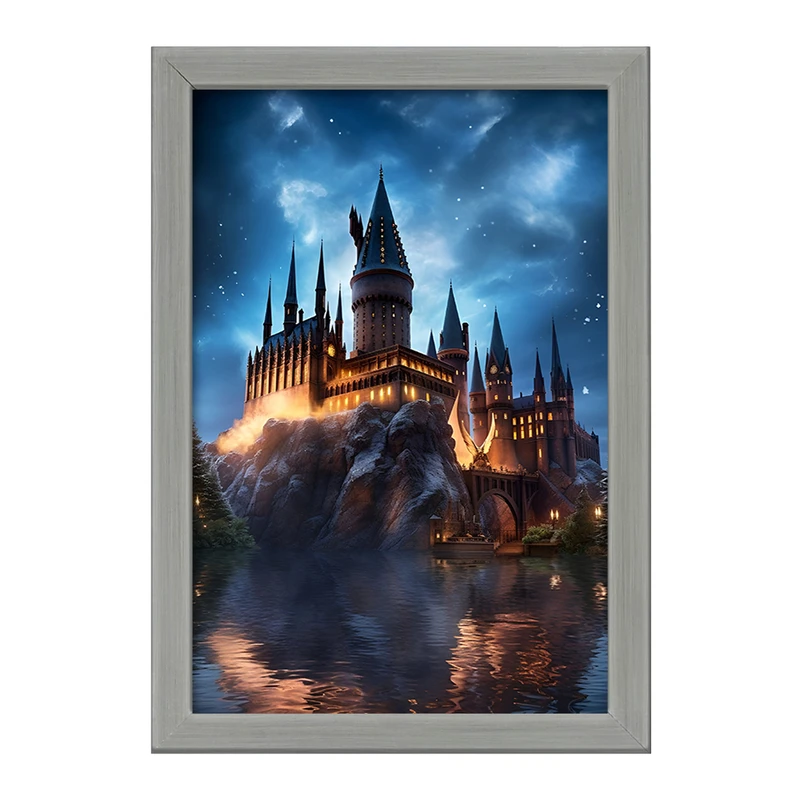 تابلو خندالو طرح هاگوارتز هری پاتر کد F4266