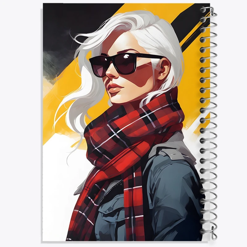 دفتر طراحی 50 برگ خندالو طرح دخترانه کد N33