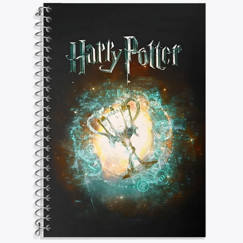 دفتر زبان 50 برگ خندالو مدل دو خط طرح هری پاتر (Harry Potter) کد F8643