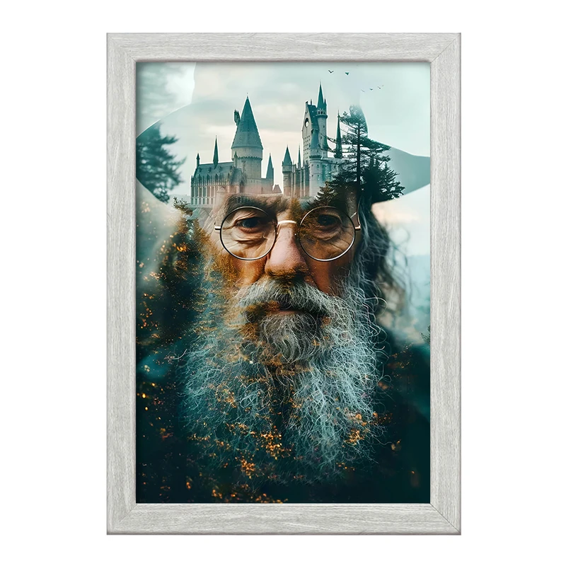 تابلو خندالو طرح گندالف هری پاتر (Harry Potter) کد F14189