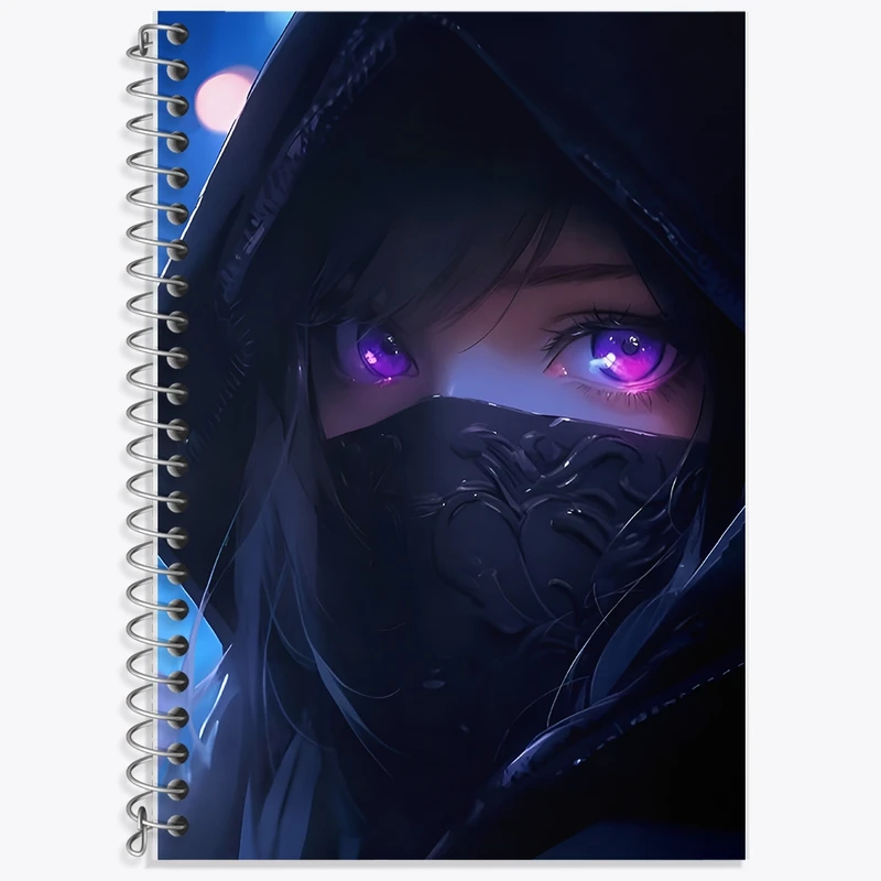 دفتر زبان 50 برگ خندالو مدل سه خط طرح دخترانه کد F9110