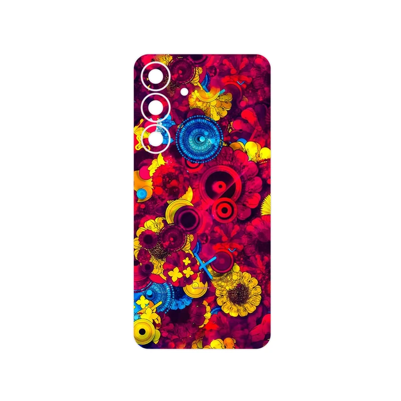 برچسب پوششی ماهوت مدل Vector Flower Garden Digital Art مناسب برای گوشی موبایل سامسونگ Galaxy S25 FE