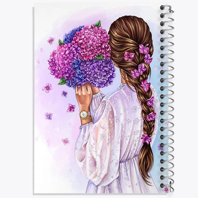 دفتر لیست خرید 50 برگ خندالو طرح دخترانه کد F3156