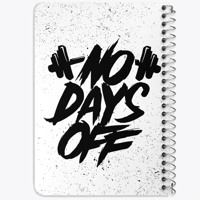 دفتر یادداشت 50 برگ خندالو طرح No Days Off کد F1518
