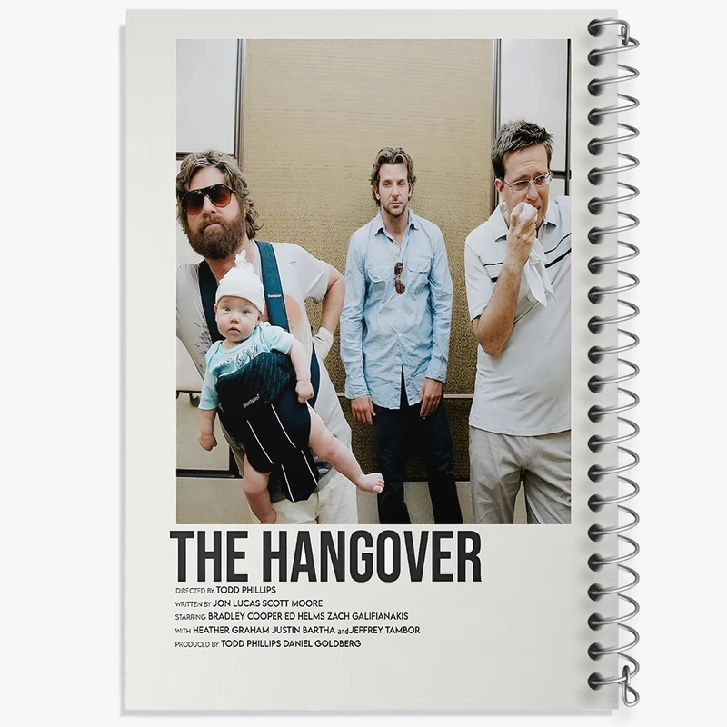دفتر نقاشی 50 برگ خندالو طرح خماری (The Hangover) کد F13395