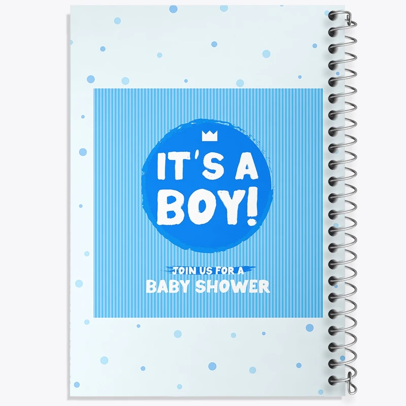 دفتر طراحی 50 برگ خندالو طرح تعیین جنسیت  کد 10956