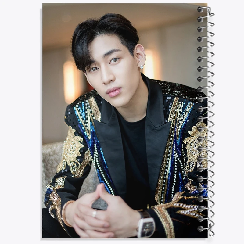 دفتر طراحی 50 برگ خندالو طرح بم بم گروه گات سون GOT7  کد 20923