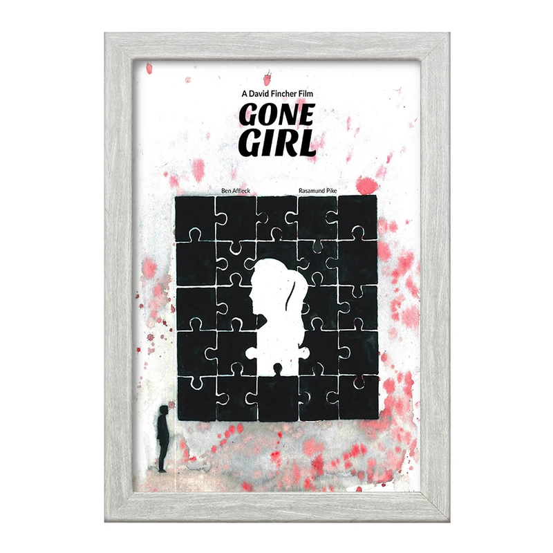 تابلو خندالو طرح دختر گمشده (Gone Girl) کد F11345