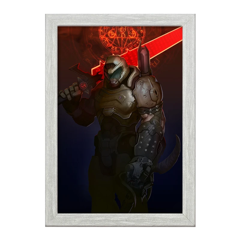 تابلو خندالو طرح بازی رستاخیز (Doom) کد 31389