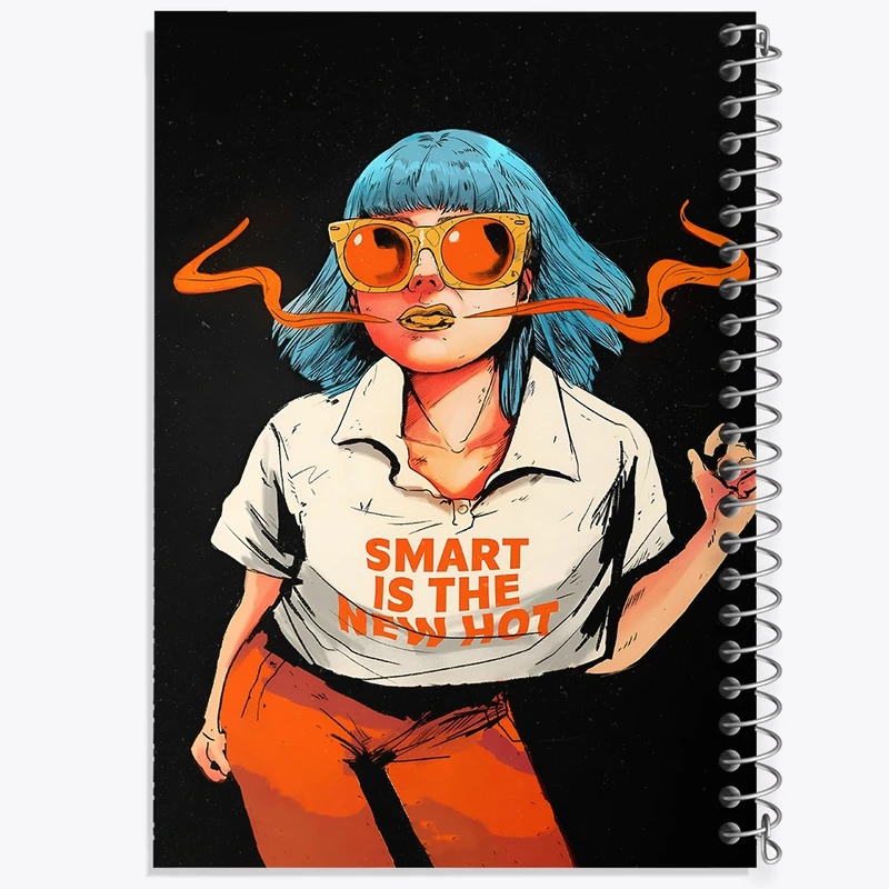 دفتر شطرنجی 50 برگ خندالو طرح دخترانه کد F4776