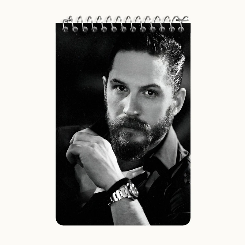 دفتر یادداشت 50 برگ خندالو طرح تام هاردی (Tom Hardy) کد F10240