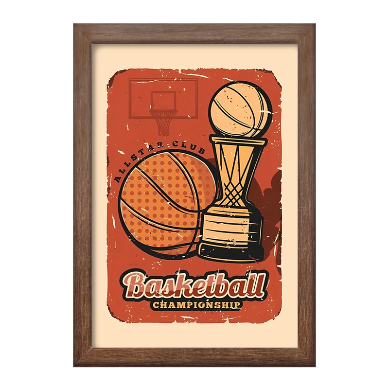 تابلو خندالو طرح بسکتبال (Basketball) کد F14250