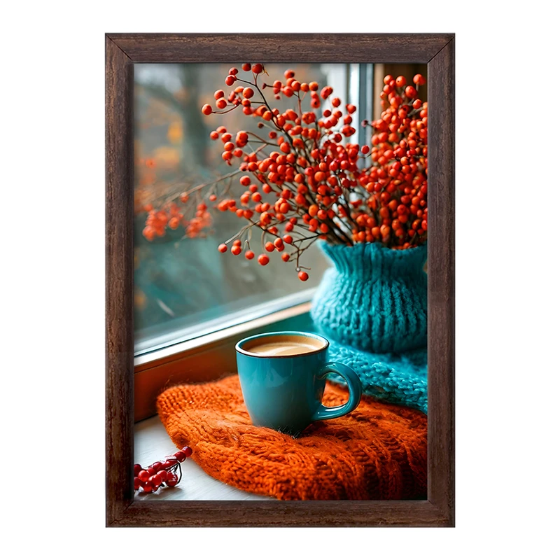 تابلو خندالو طرح فنجون قهوه  کد F10412