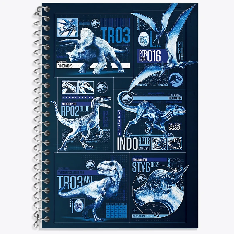 دفتر نت موسیقی 50 برگ خندالو طرح دایناسور (Dino) کد F13767