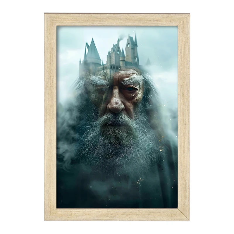 تابلو خندالو طرح گندالف هری پاتر (Harry Potter) کد F14191