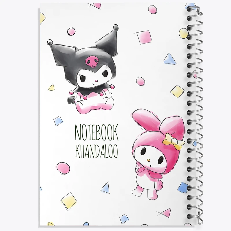 دفتر مشق 50 برگ خندالو طرح کرومی (Kuromi) کد N7821