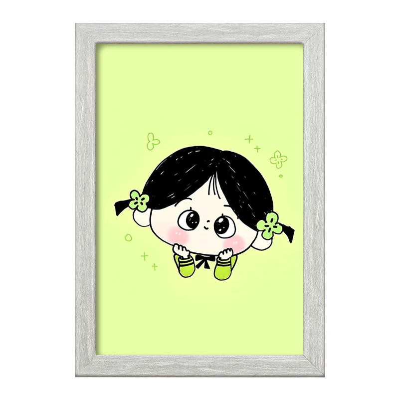 تابلو خندالو طرح دخترانه کیوت کد F5818