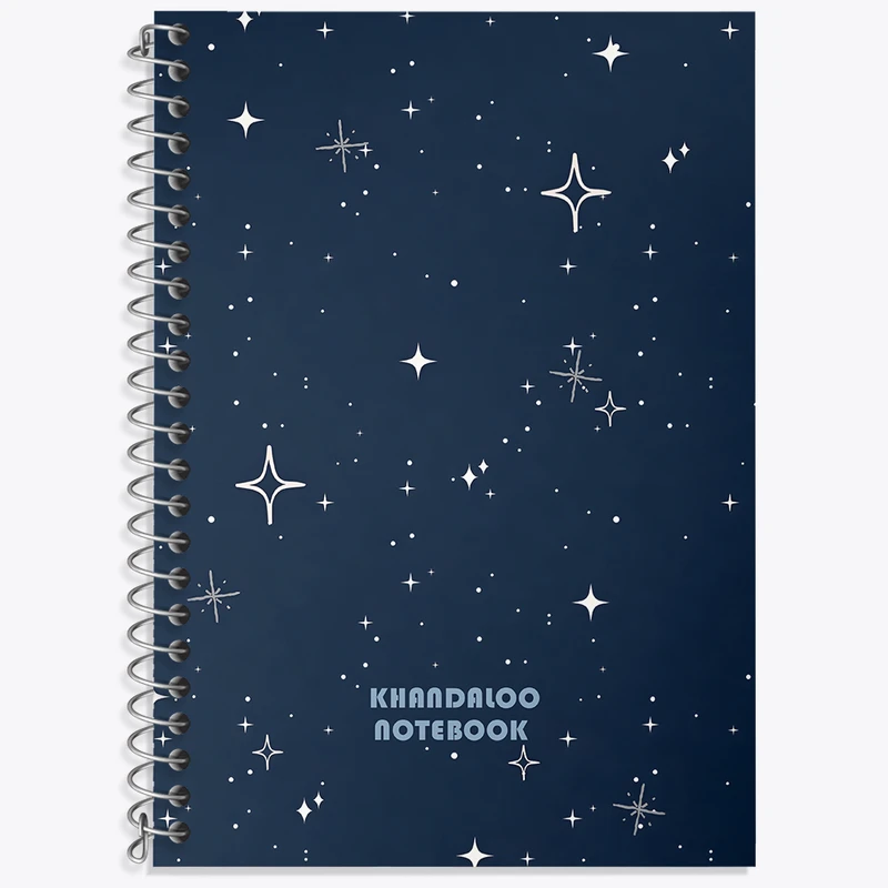 دفتر نت موسیقی 50 برگ خندالو طرح ستاره کد N6078