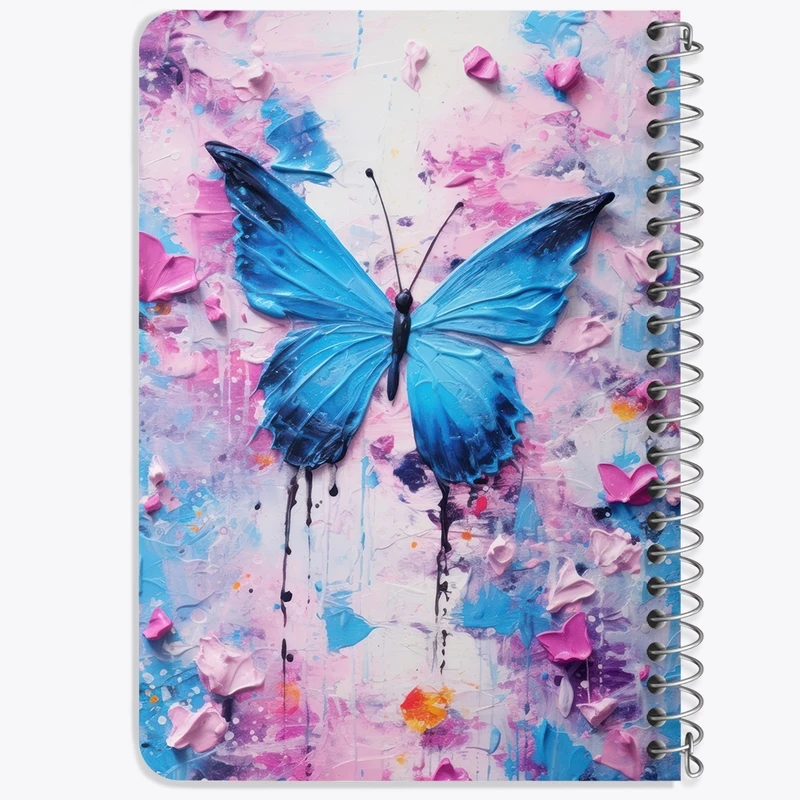 دفتر یادداشت 50 برگ خندالو طرح پروانه کد F2703