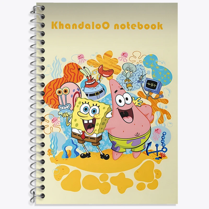دفتر نت موسیقی 50 برگ خندالو طرح باب اسفنجی و دوستان کد N9465