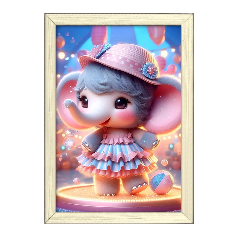 تابلو خندالو طرح فیل بامزه کد F6084