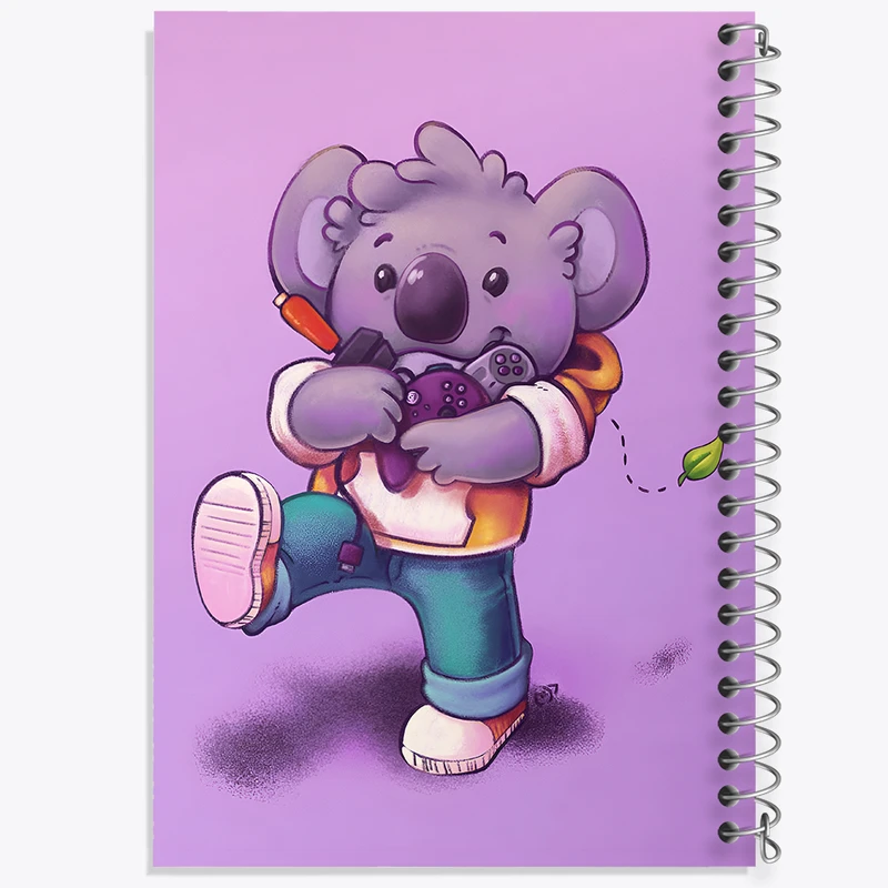 دفتر نقاشی 50 برگ خندالو طرح کوآلا بامزه کد N8167