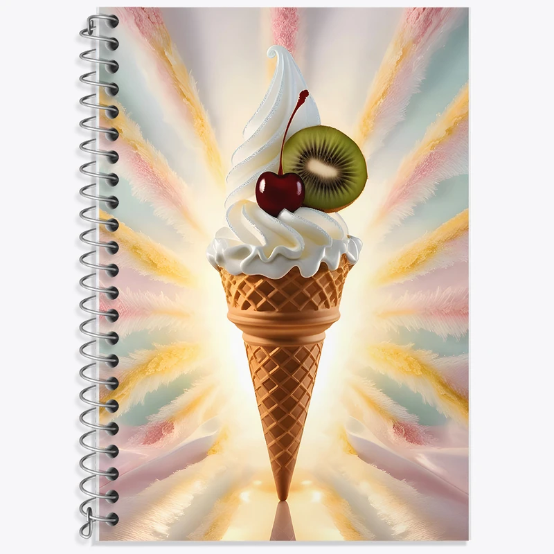 دفتر نت موسیقی 50 برگ خندالو طرح بستنی کد F10577