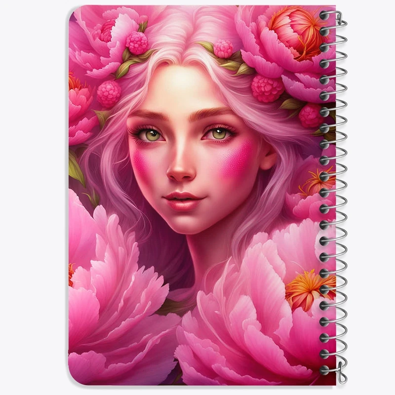 دفتر یادداشت 50 برگ خندالو طرح دخترانه کد N2141