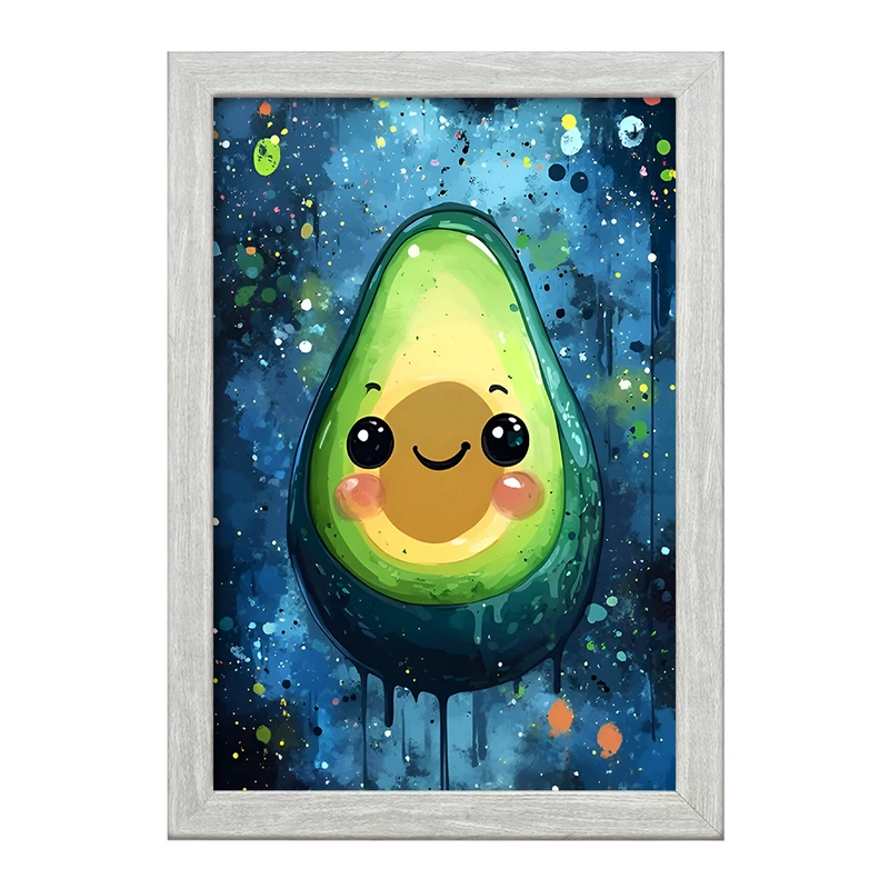 تابلو خندالو طرح آووکادو بامزه کد F9844