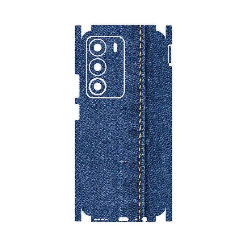 برچسب پوششی ماهوت مدل Fabric Texture 8-FullSkin مناسب برای گوشی موبایل ریلمی C71